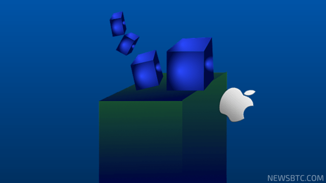 banks prefer blockchain over apple pay. illustration. newsbtc