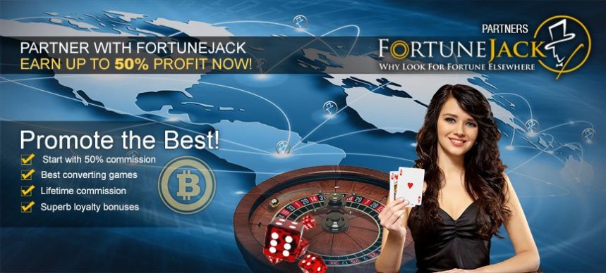 FortuneJack affiliate banner