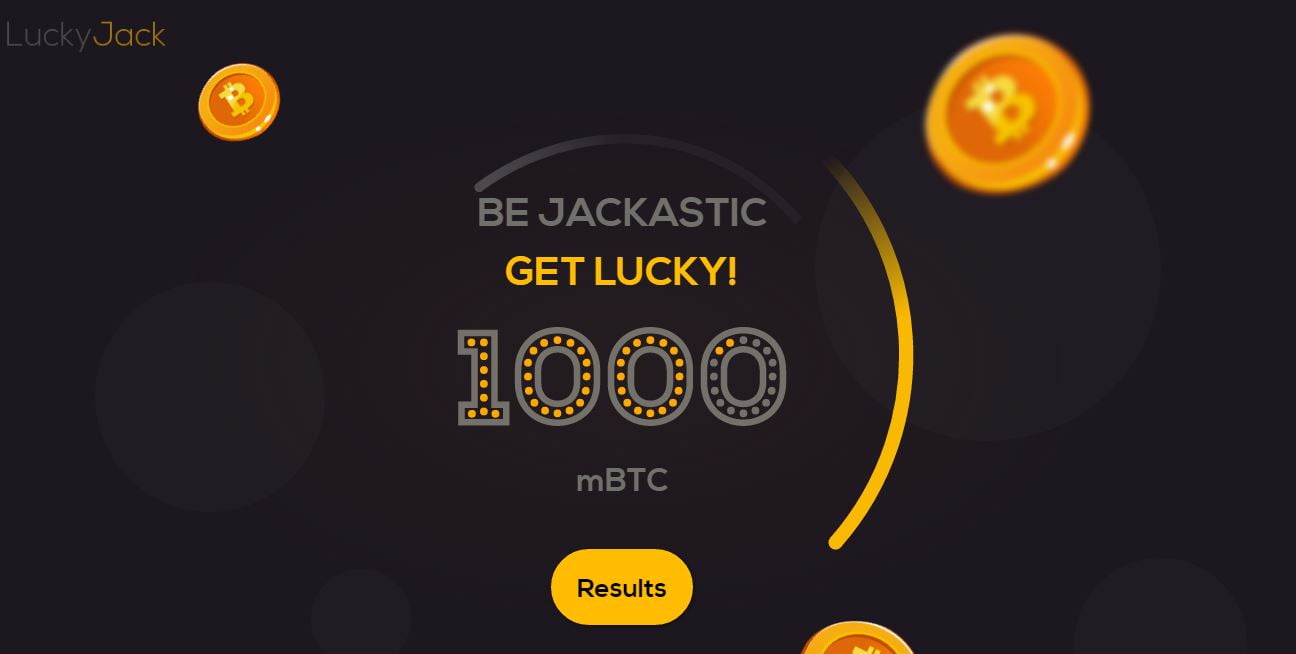 FortuneJack – the Lucky Jack you can win up 1 BTC every day