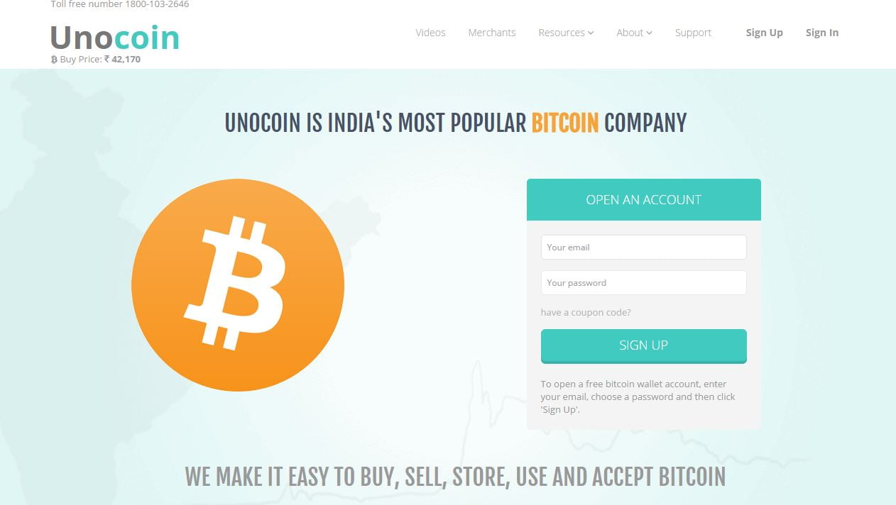 Unocoin – The Simplest way to Buy, Sell, Use and Store Bitcoins