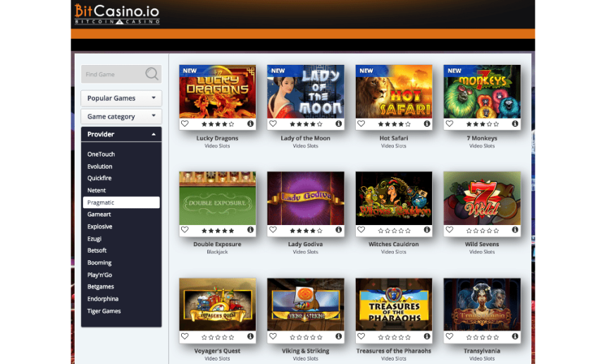BitCasino Screenshot