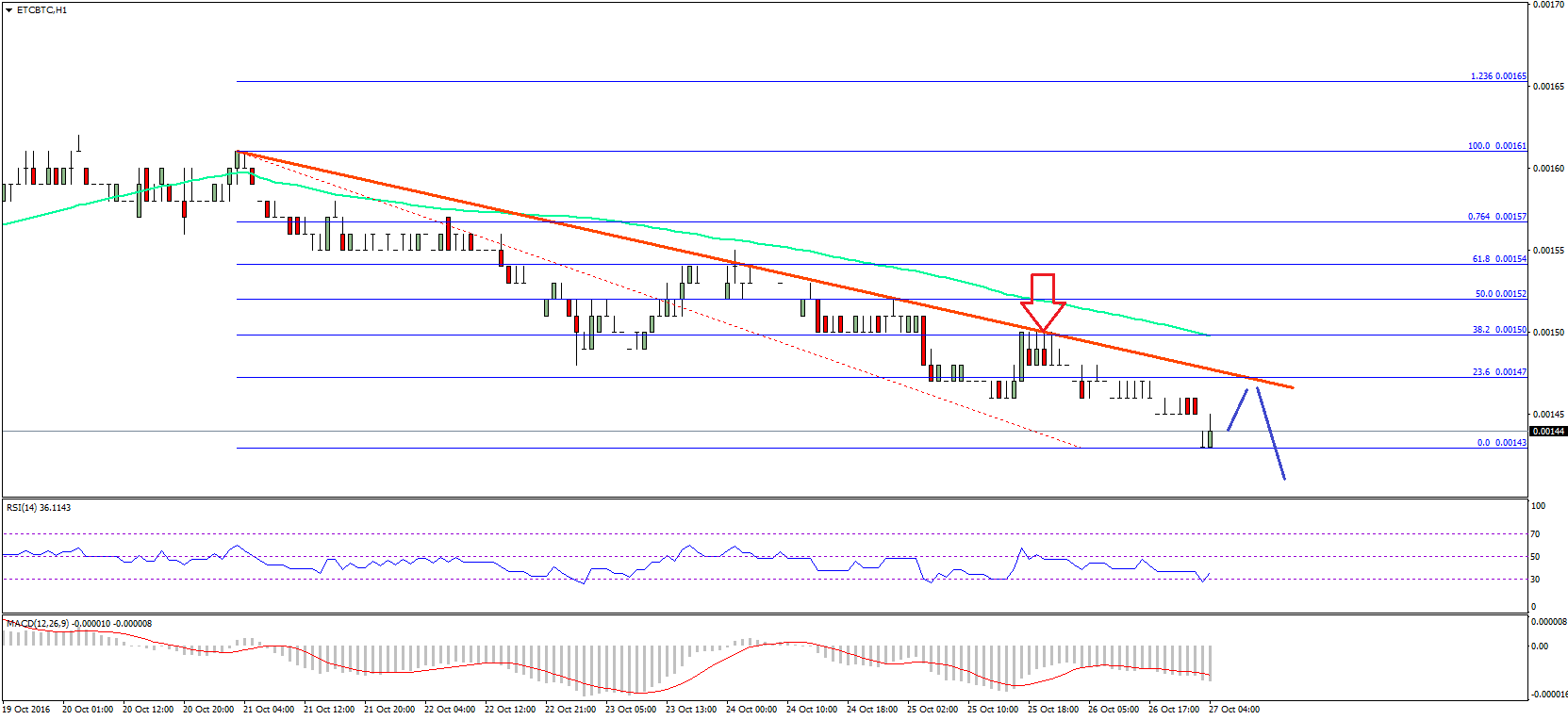 ETH Classic Price Tech Analysis – More Declines Likely In ETC