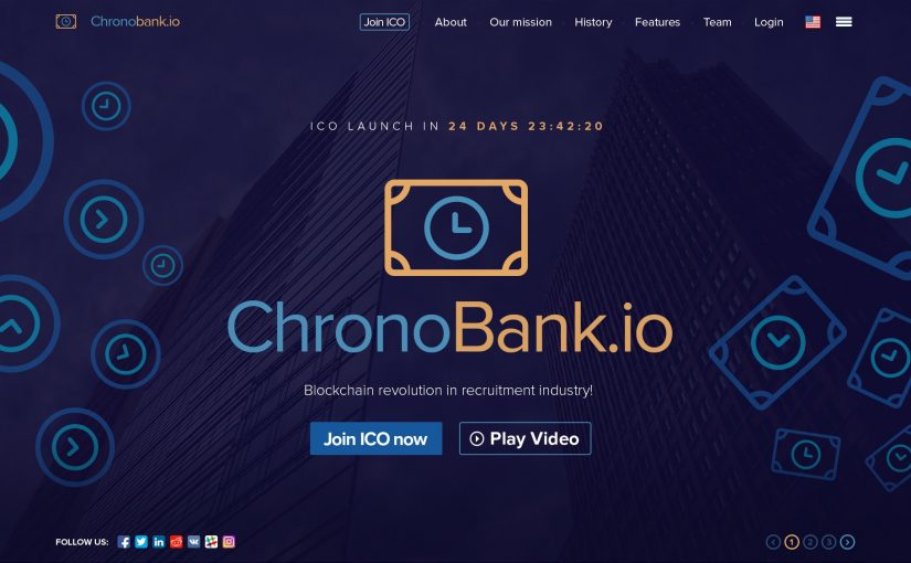 ChronoBank Homepage