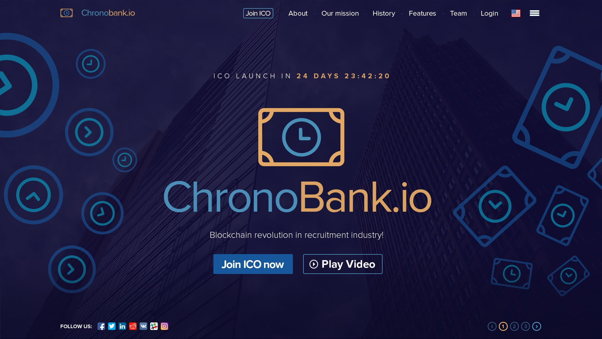 ChronoBank Homepage