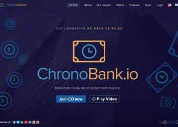 ChronoBank Homepage