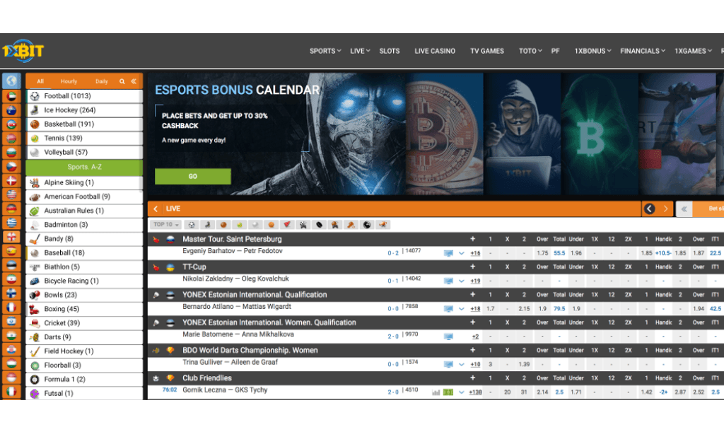 1xBit Launches Revamped Bitcoin Sports Betting Platform