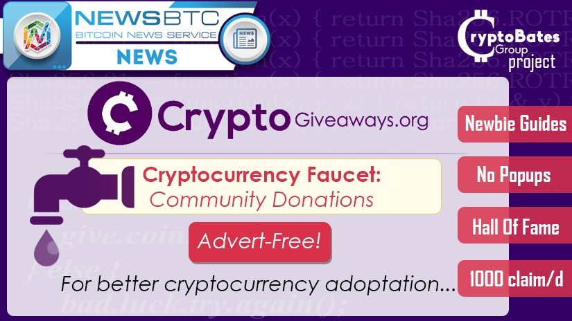 CryptoBatesGroup Launches Ad-Free Cryptocurrency Faucet