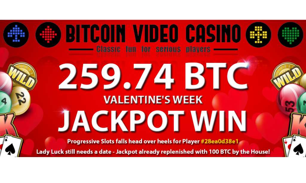 Bitcoin Video Casino Player Hits Home a Massive 259.74 Jackpot!