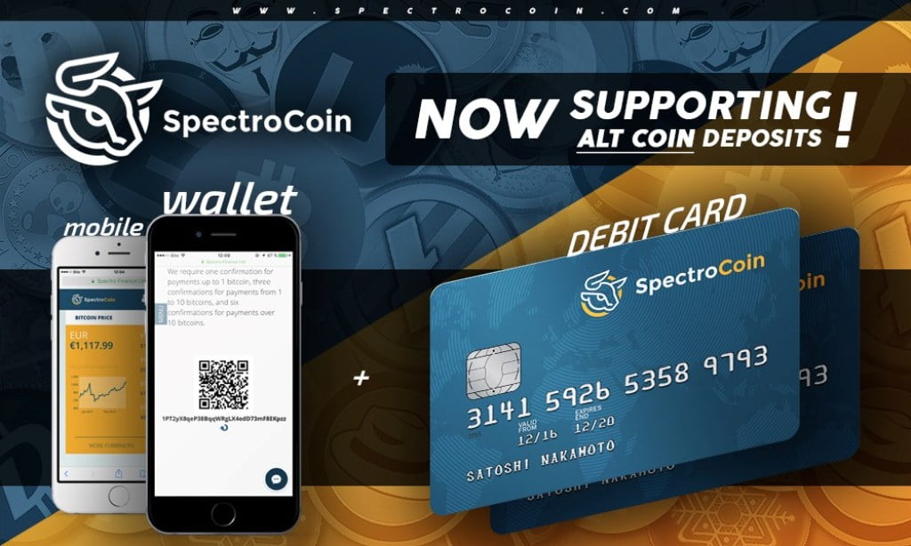 SpectroCoin Debit Card Enables Support for 41 Cryptocurrencies