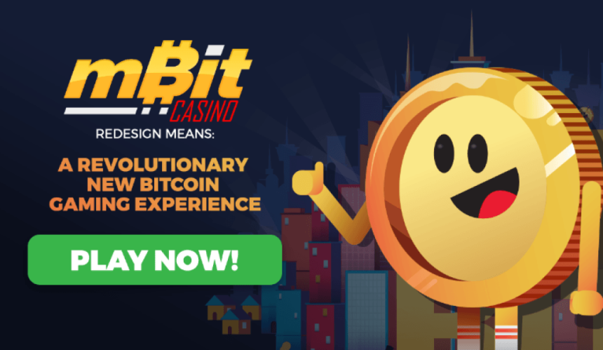 Bitcoin PR Buzz mBit Casino New Design