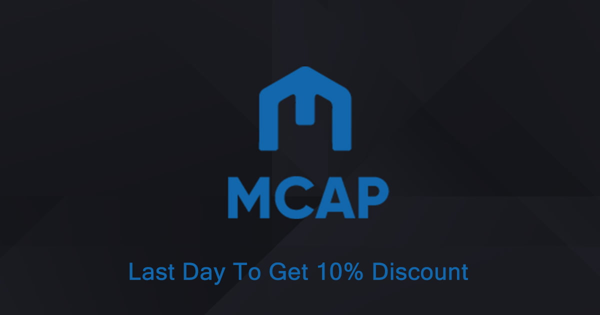 “Hurry! Grab your MCAP token at 10% discount, offer ends today.”