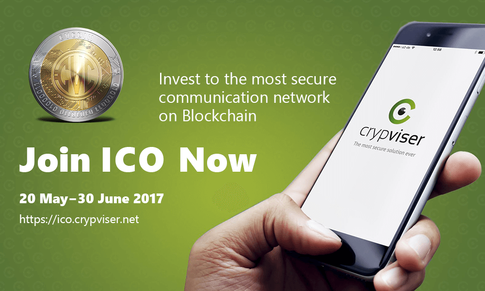 The CrypViser ICO – Secure disruptive, encrypted all-in-one network