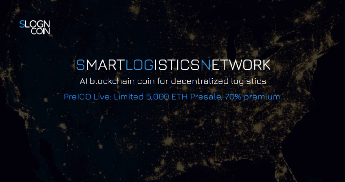 SLOGN Logistics Blockchain Launches Pre-ICO, Plans $10 Million