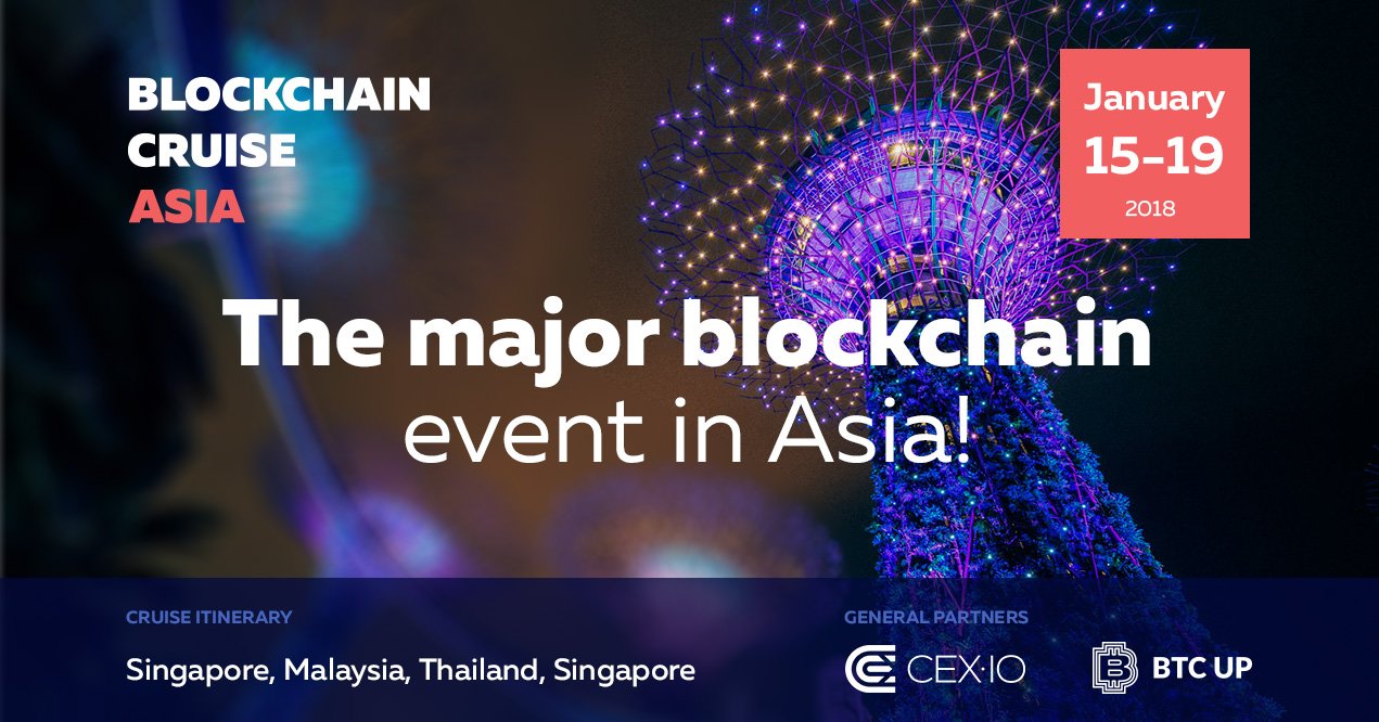 Blockchain Cruise Asia Set to Become the Major Asian Conference in ’18