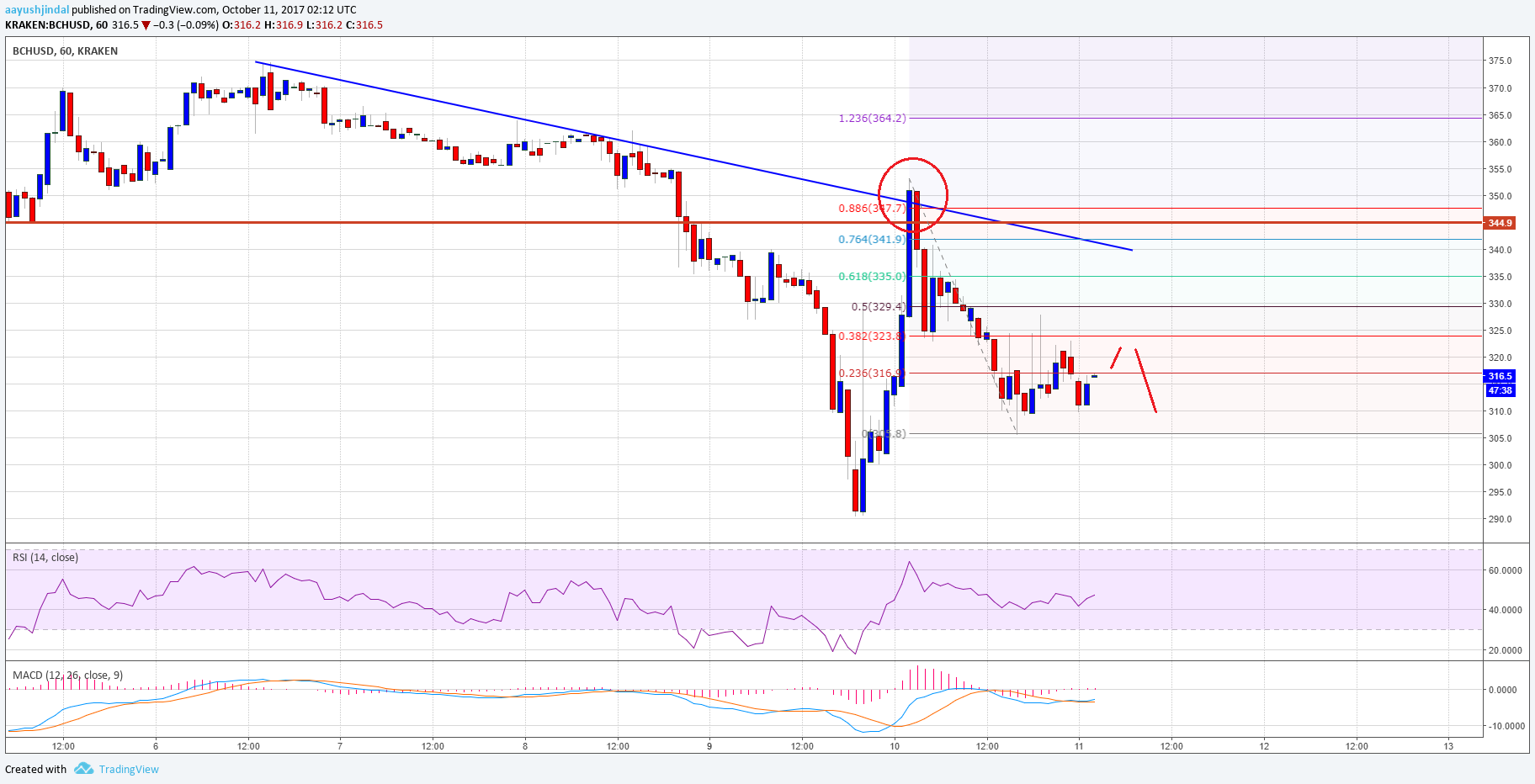 Bitcoin Cash Price Technical Analysis