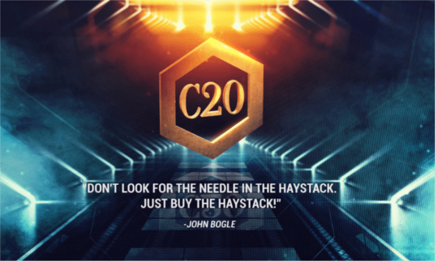 crypto20, cryptocurrency, investment, blockchain, index