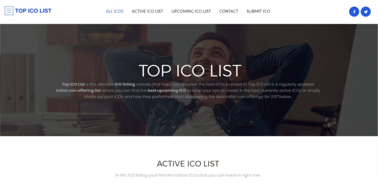 top ico list