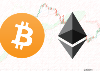 Bitcoin Ethereum Logo chart art