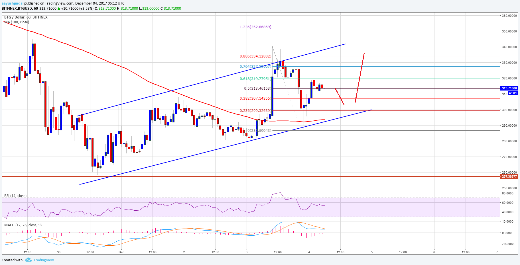 Bitcoin Gold Price Technical Analysis – BTG/USD Eyeing Further Gains