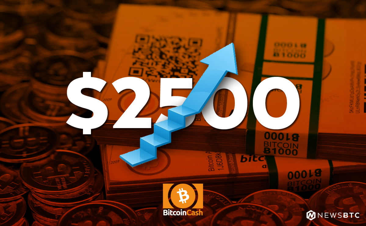 Bitcoin Cash Price Technical Analysis – BCH/USD Moves Past $2500