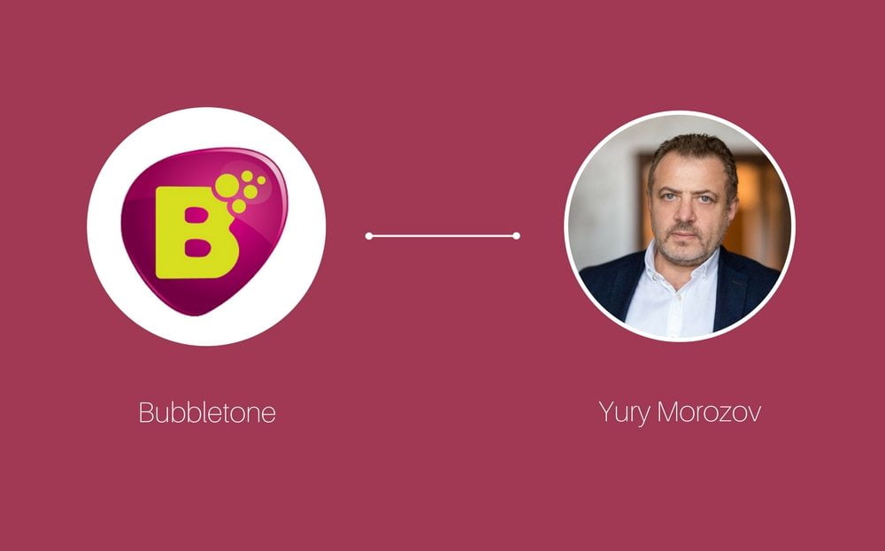Yuri Morozov, of Bubbletone: We want to end expensive roaming for all