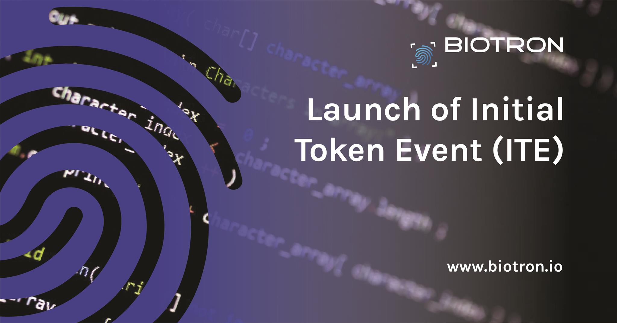 BIOTRON.IO Initial Token Event (ITE)