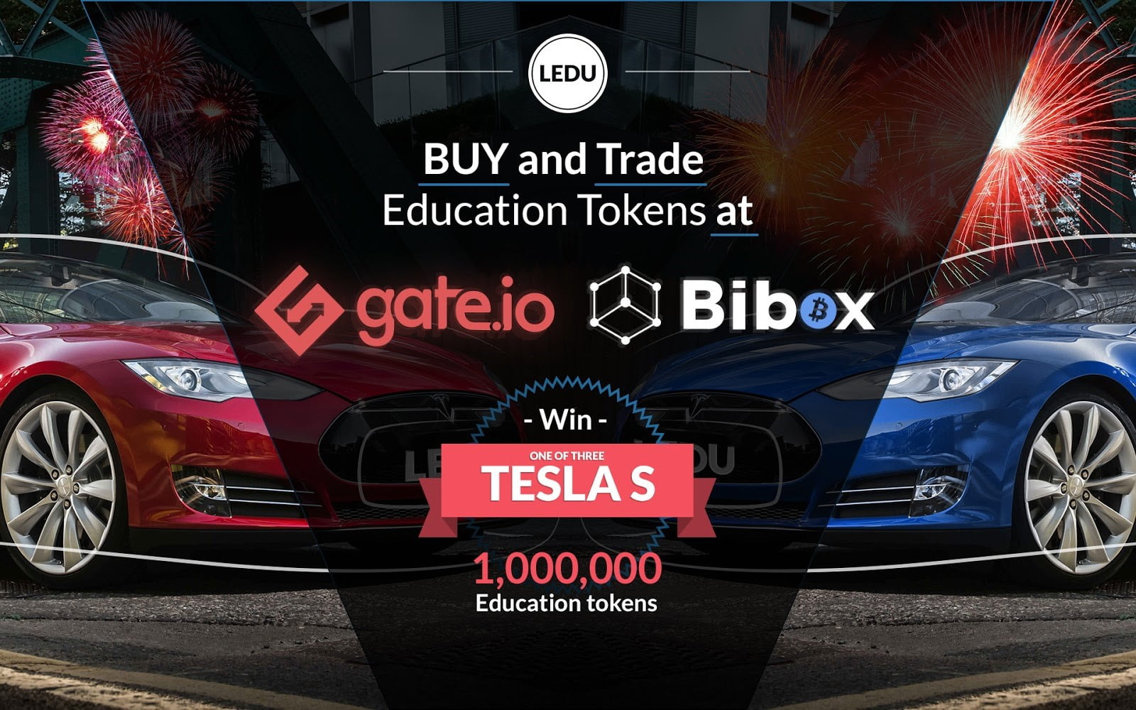 Education Tokens (LEDU) Now Listed on Gate.io and Bibox – Chance to Win One of Three Teslas
