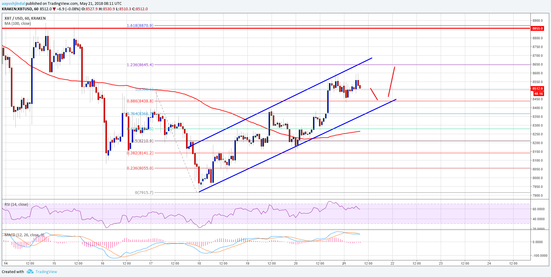 Bitcoin Price Analysis BTC USD