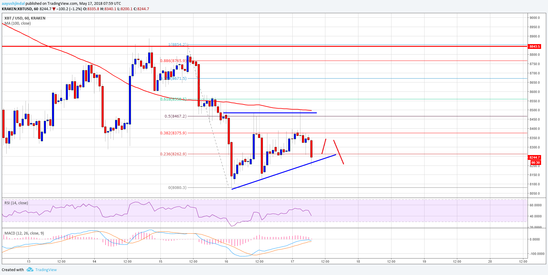 Bitcoin Price Analysis BTC USD