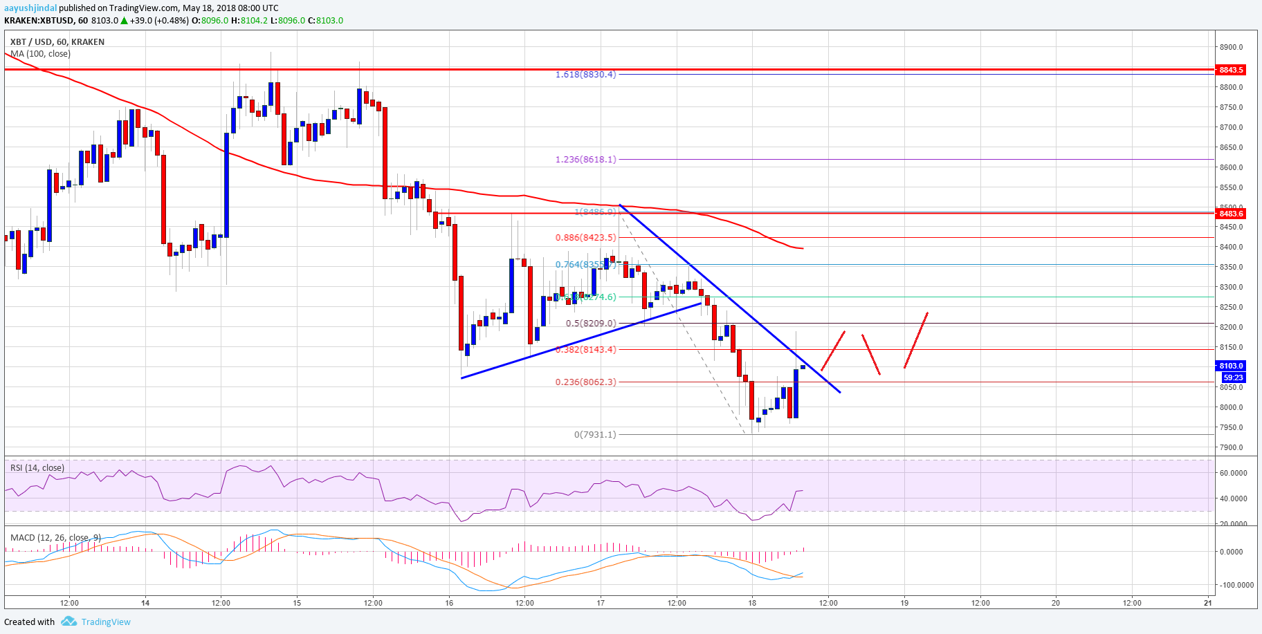 Bitcoin Price Analysis BTC USD