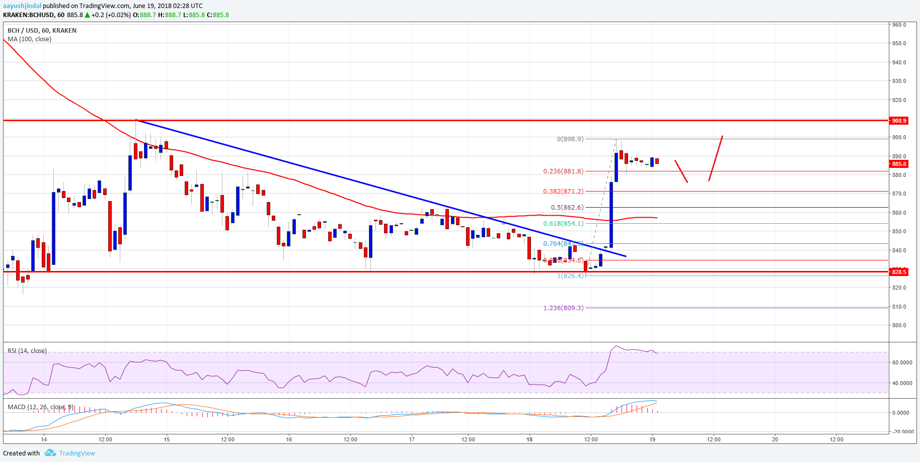 Bitcoin Cash Price Analysis BCH USD