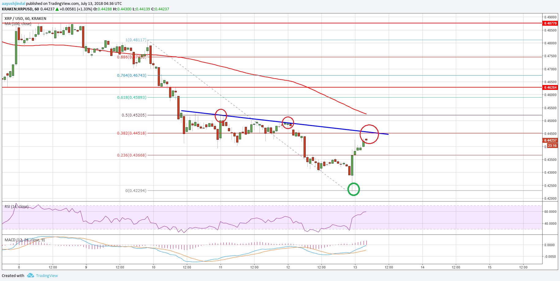 Ripple Price Analysis XRP USD