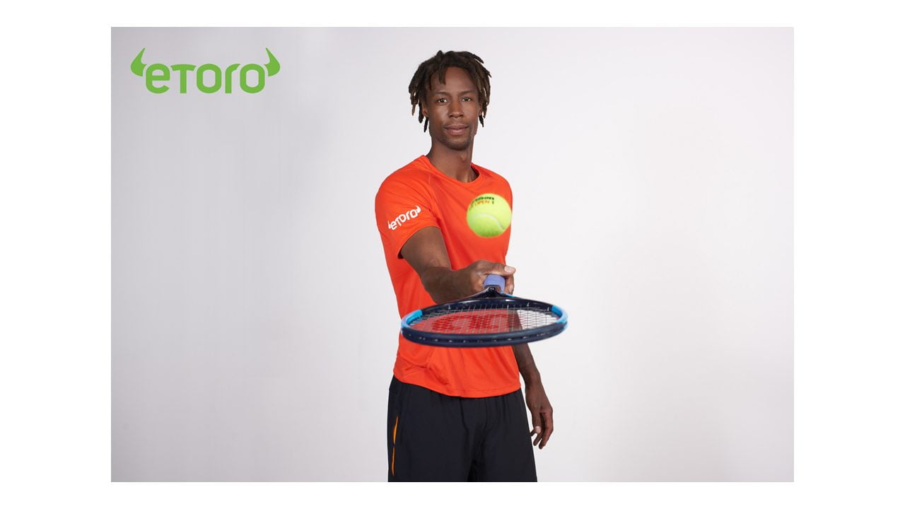 Monfils Sponsorship With eToro