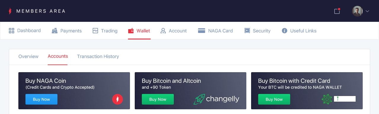 naga, simplex, naga wallet