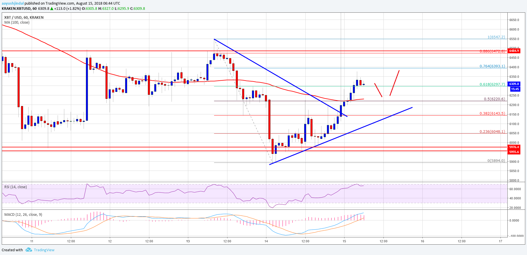 Bitcoin Price Analysis BTC USD