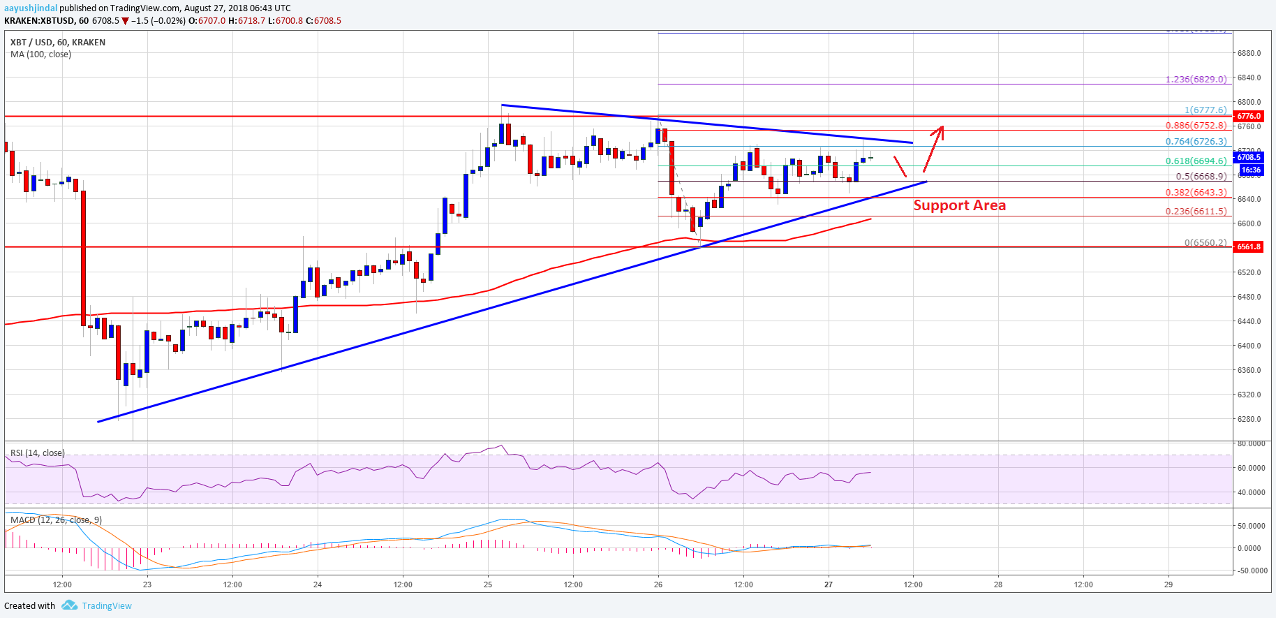 Bitcoin Price Analysis BTC USD