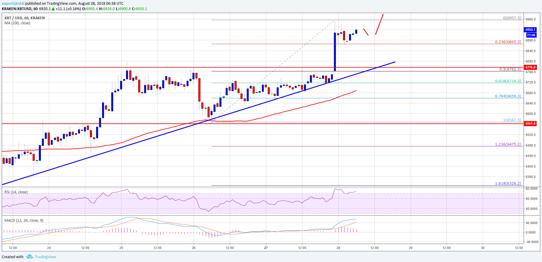 Bitcoin Price Analysis BTC USD Chart