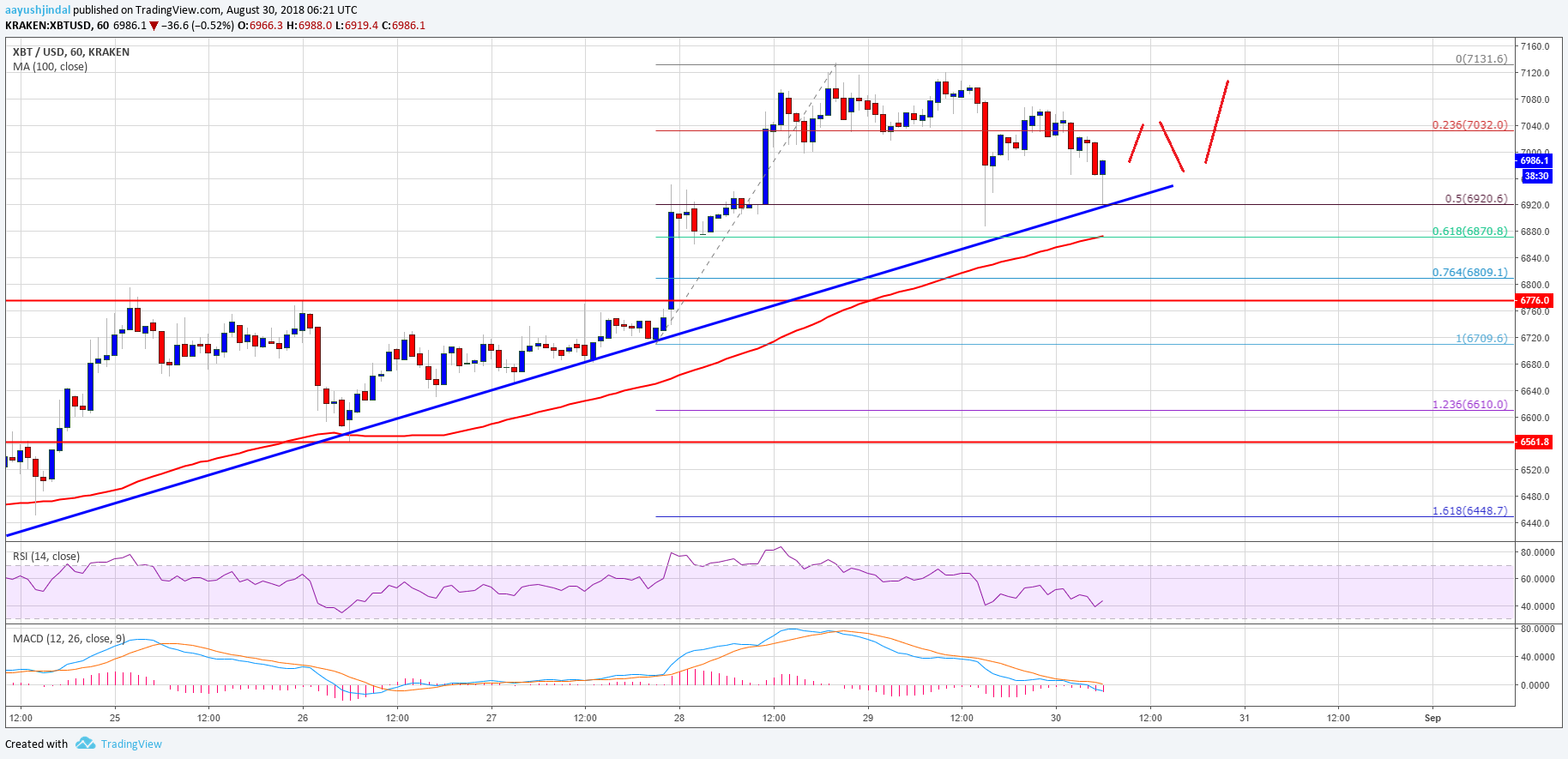 Bitcoin Price Analysis BTC USD