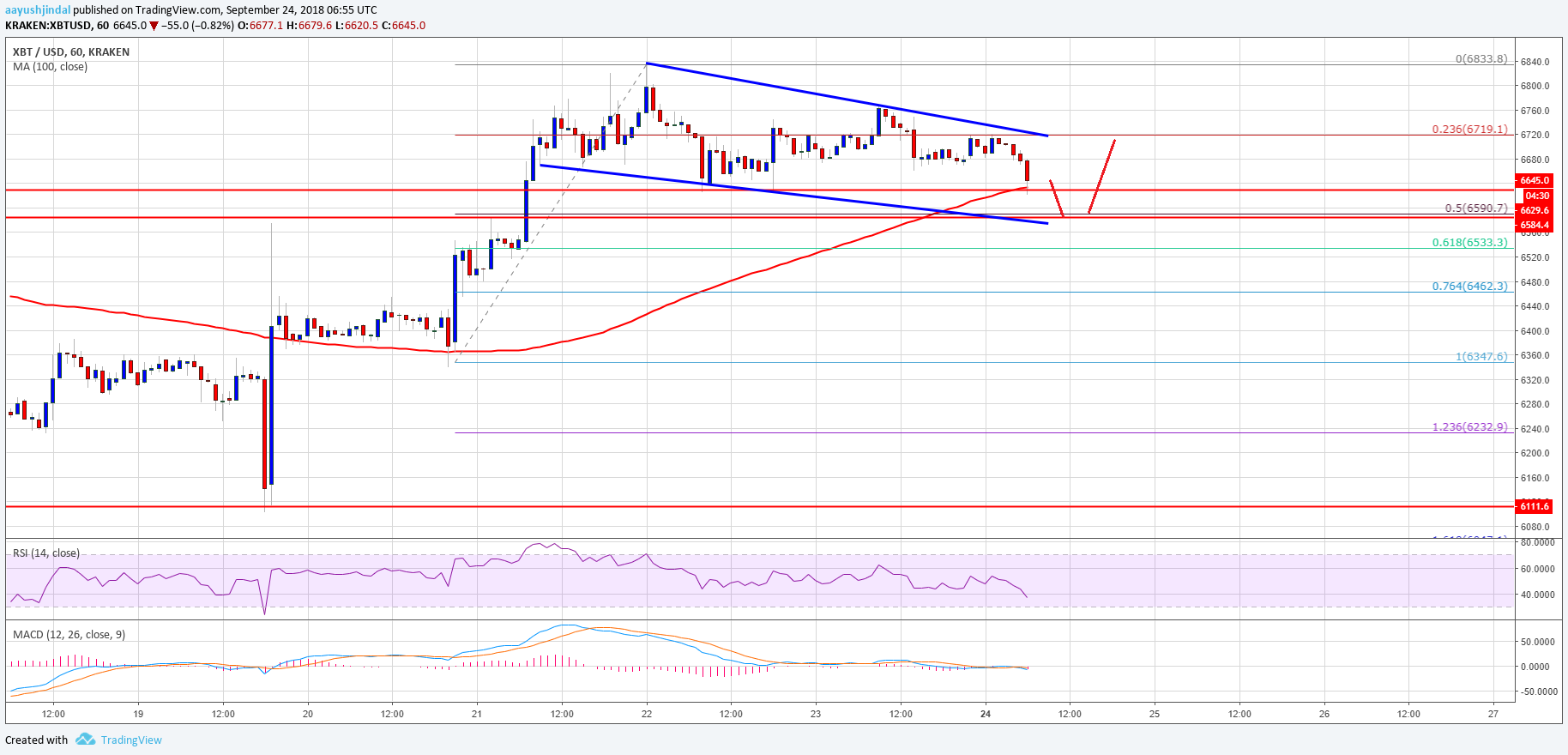 Bitcoin Price Analysis BTC Chart