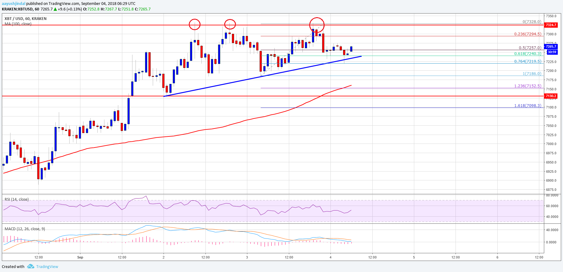 Bitcoin Price Analysis BTC USD