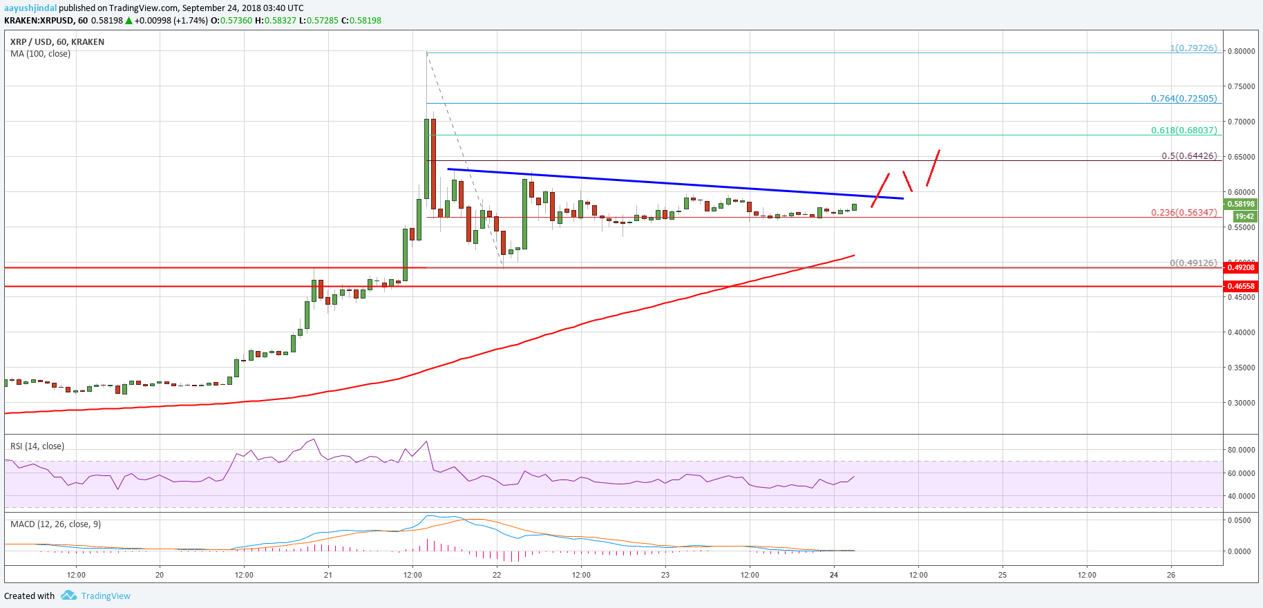 Ripple Price Analysis XRP Chart