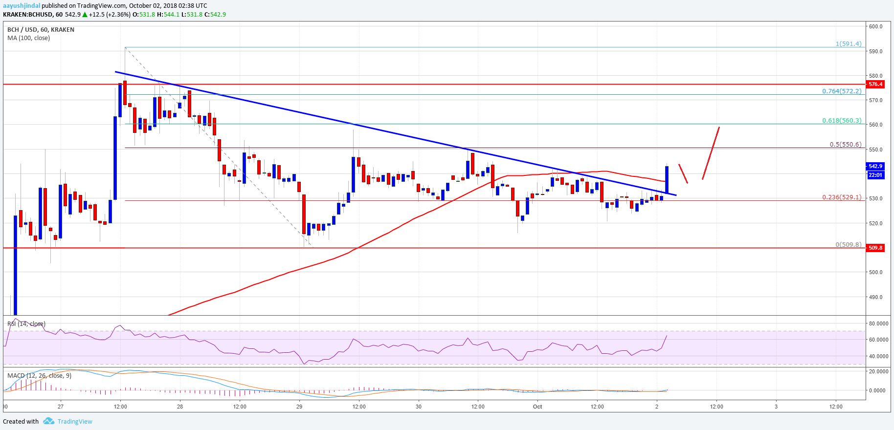 Bitcoin Cash Price Analysis BCH USD