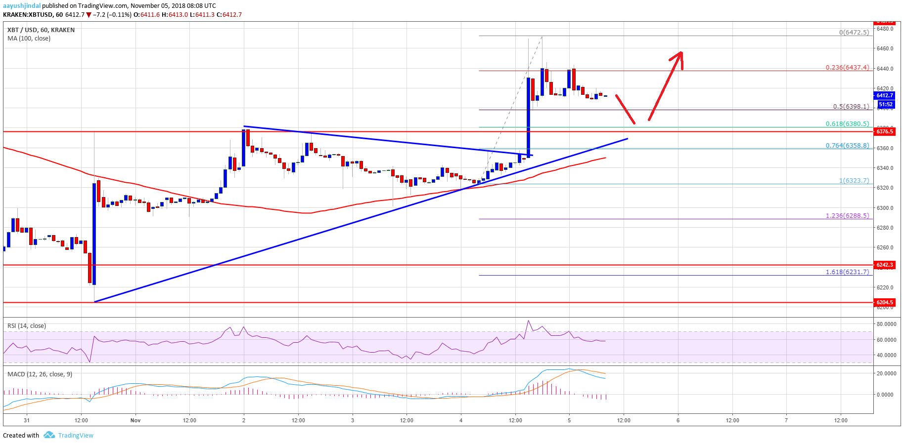 Bitcoin Price Analysis BTC Chart