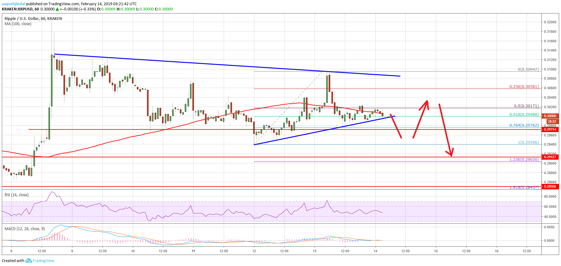 Ripple Price Analysis XRP Chart