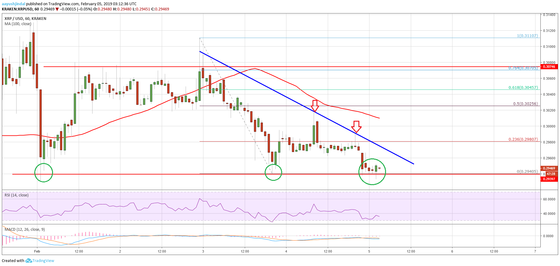 Ripple Price Analysis XRP Chart