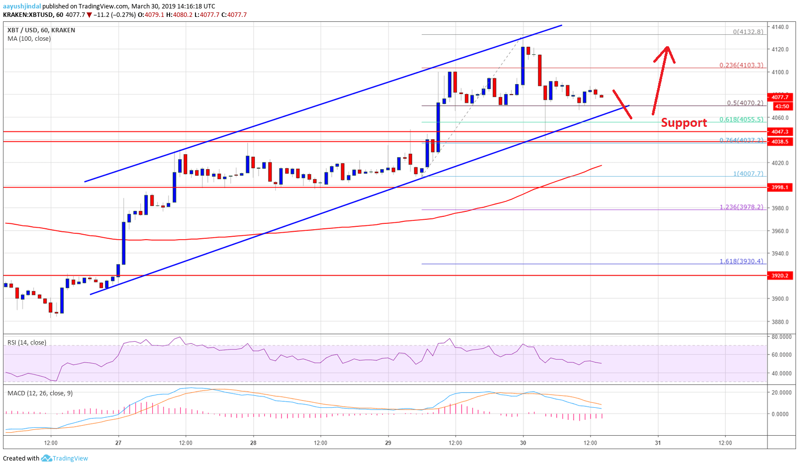 Bitcoin Price Analysis BTC Chart