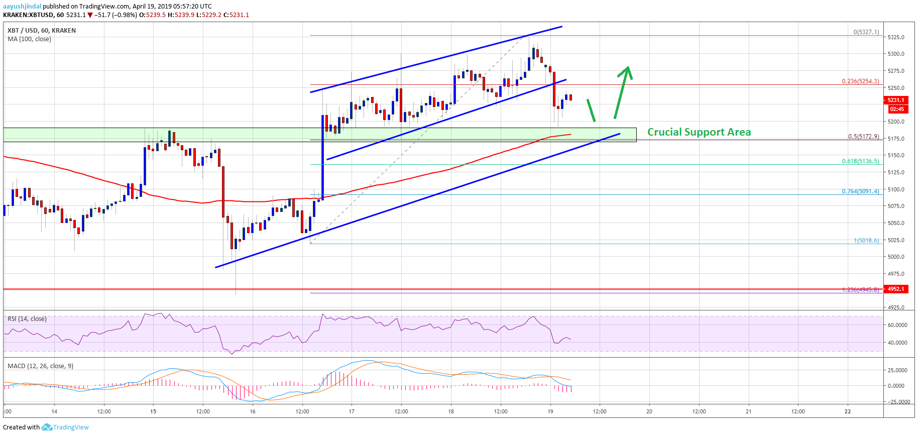 Bitcoin Price Analysis BTC Chart