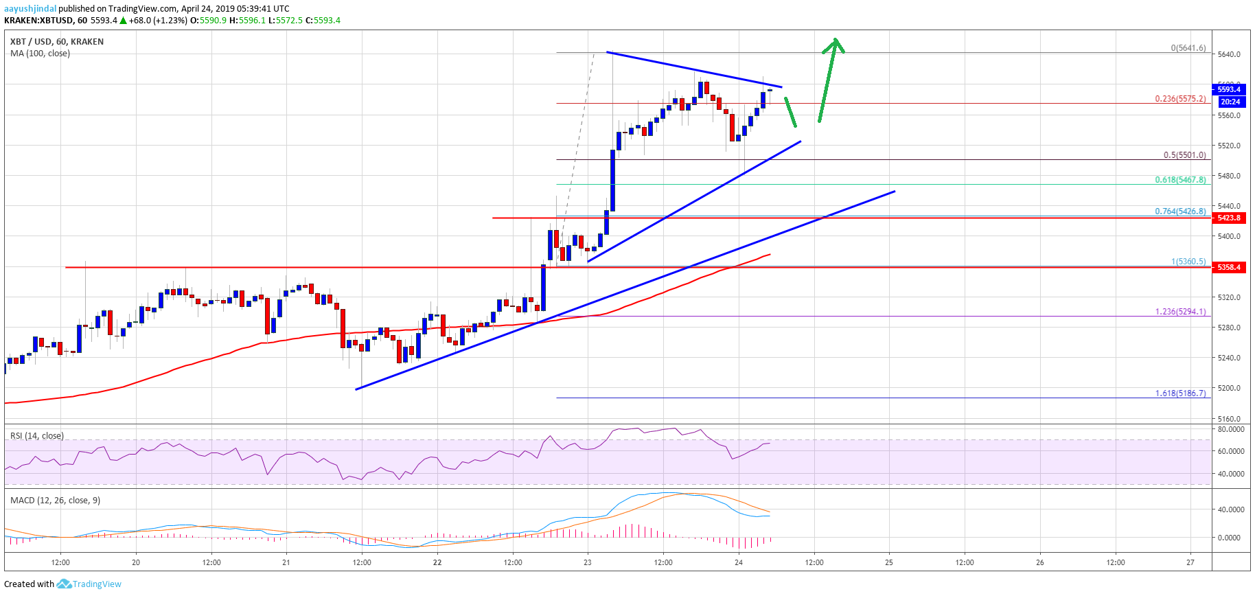 Bitcoin Price Analysis BTC Chart