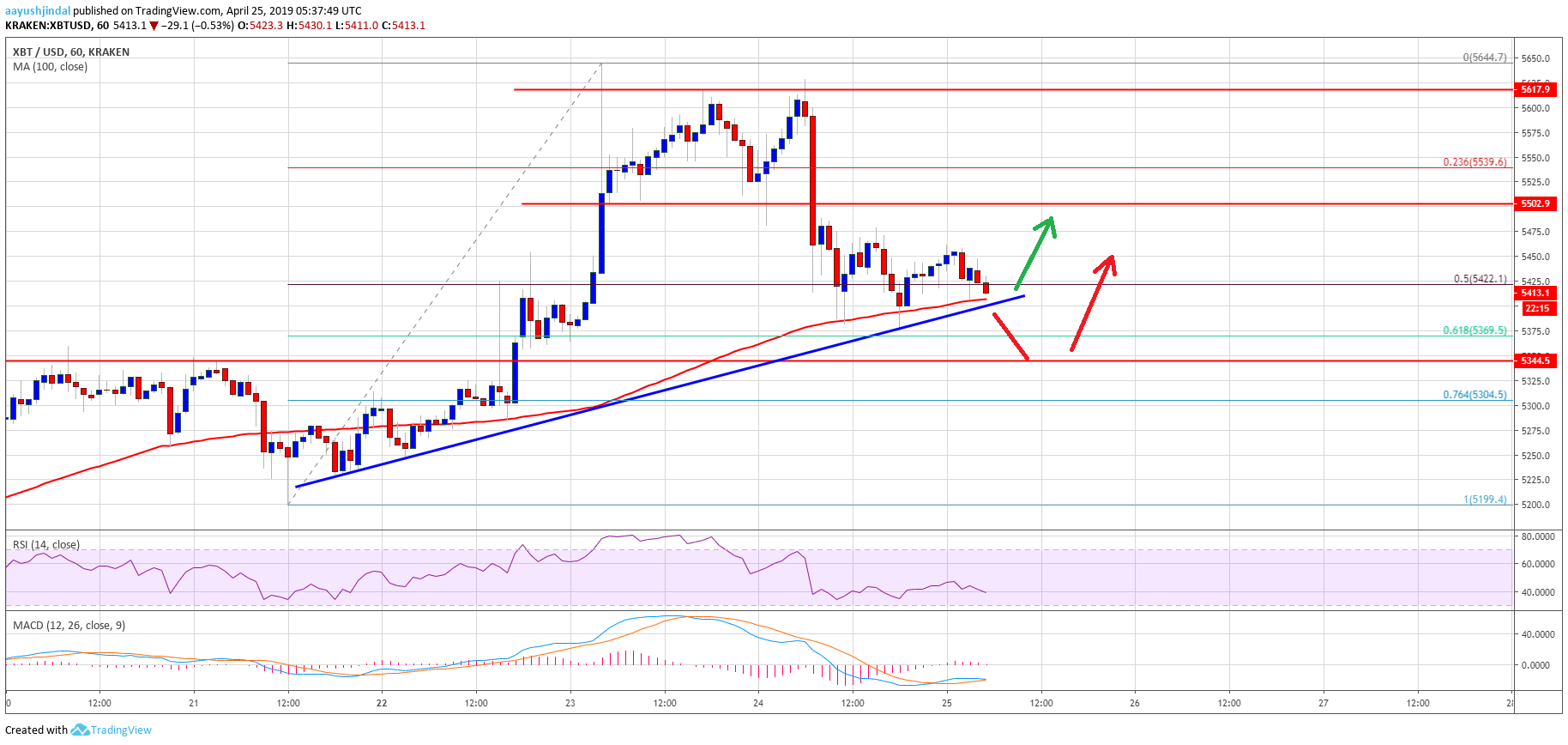 Bitcoin Price Analysis BTC Chart