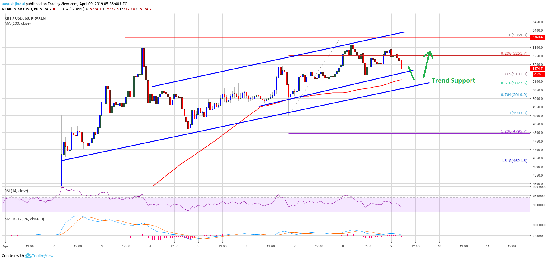 Bitcoin Price Analysis BTC Chart